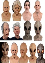 European et américain Cos Old Man masques Ufo Masque extraterre