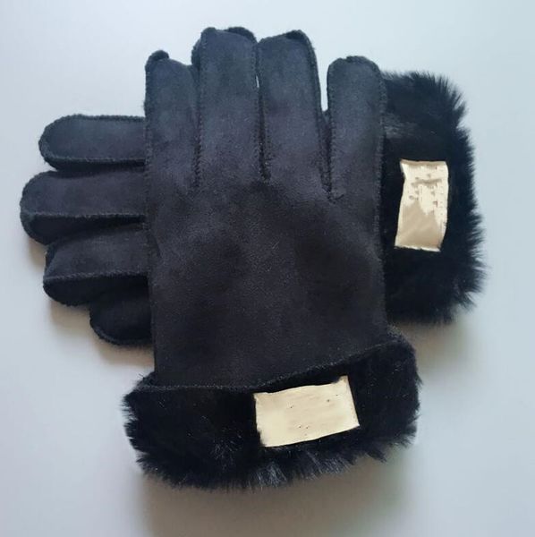 Marque de designer européenne et américaine gants en cuir coupe-vent dame écran tactile 228 fourrure de lapin bouche hiver conservation de la chaleur vent style out