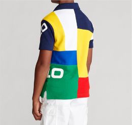 Europese en Amerikaanse geprinte nieuw Polos-shirt Hoogwaardige casual mode herenpaneel 100% katoen S-5XL