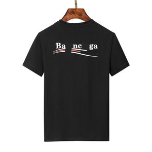 T-shirt pour hommes de marque de mode européenne et américaine de haute qualité 100% coton respirant lettres résistantes imprimer image classique dames luxe mode décontracté hip hop couple # 99