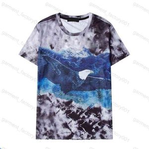 Europese en Amerikaanse High End Street Fashion Mens T-shirt Afdrukken Korte Mouw Paar Hip Hop Tee Shirt Topkwaliteit Pullover Canada