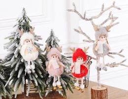 2020 Hot Selling Kerst Pluche Angel Hanger Kinderen Mooie Doll Gift Kerstboom Decoraties Groothandel Europa en Amerika