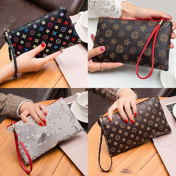 Europe et américain New Purse 'Purse pour femmes Casual Clutch Trendy Mobile Phone Sacs Simple Coin Purse Wholesale