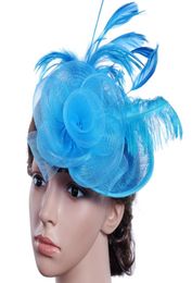 Chapeaux de femmes formelles de fête européenne et américaine pour soirée de mariage Occasion spéciale dames formelles chapeaux de mariée accessoires6432246