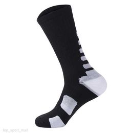 Europese en Amerikaanse professionele elite basketbal sokken handdoek Bodem Dikke lange Tube Outdoor Sports Sokken Fashion Fitness Men Socks