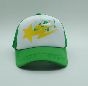 Europese en Amerikaanse stijl Net Baseball Cap Spring Leisure Peaked Caps Truck Driver Outdoor Sun Hat Printing