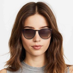 Europese en Amerikaanse trend Erica 4171 gepolariseerde zonnebril cat eye gradiënt persoonlijkheid zonnebril bestuurder rijden vrouw