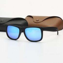 Tendance européenne et américaine RB4165 lunettes de soleil avant-gardiste film couleur réflecteur monture en nylon lunettes de soleil mode conduite