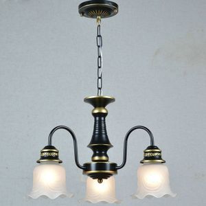 Europese antieke bronzen balkon kroonluchter armaturen eetkamer corridor plafond hanglampen studeerkamer creatieve hangende lampen