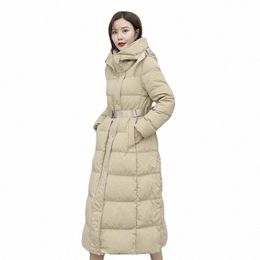 Européenne Automne Hiver Femmes Parkas Down Hoody Manteau Lady Manteau chaud X-Lg Outwear LF2318HR u8Zt #