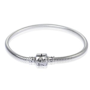 Bracelets à breloques européennes en argent Sterling 925 pour femmes, adaptés à la plupart des perles et breloques pour la fabrication de bijoux