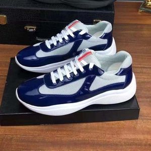 Baskets de marque européenne en cuir et nylon, chaussures de luxe pour hommes, skateboard, loisirs, marche en plein air