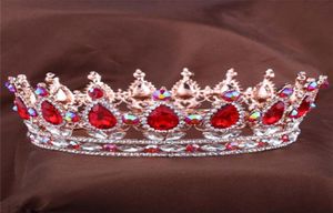 Designs européens royaux royal reine couronne rubis en larme en larmes