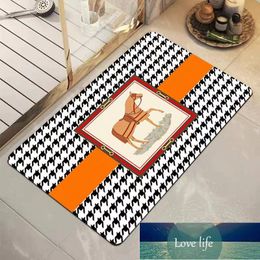 Tapis de toilette Lux avec lumière d'entrée européenne, tapis absorbant fort, porte de toilette, tapis de pied antidérapant, tapis de salle de bain en diatomée