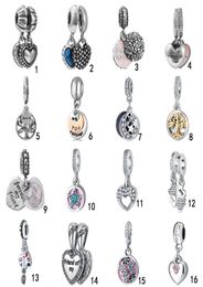 European Family Tree of Life Beads Charms Big Hole Spacer Soldan Heart Heart Colgante para collar de brazalete Fashion Jewelr9227997