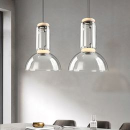 Lámparas colgantes de vidrio europeo Diseño italiano moderno Lámparas colgantes Accesorio Lámpara colgante de lujo estadounidense Sala de estar Comedor Dormitorio Hogar Iluminación interior Decoración