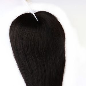 Hair European Direct Factory Wholesale Vierge cuticule Human Hair Topper Black