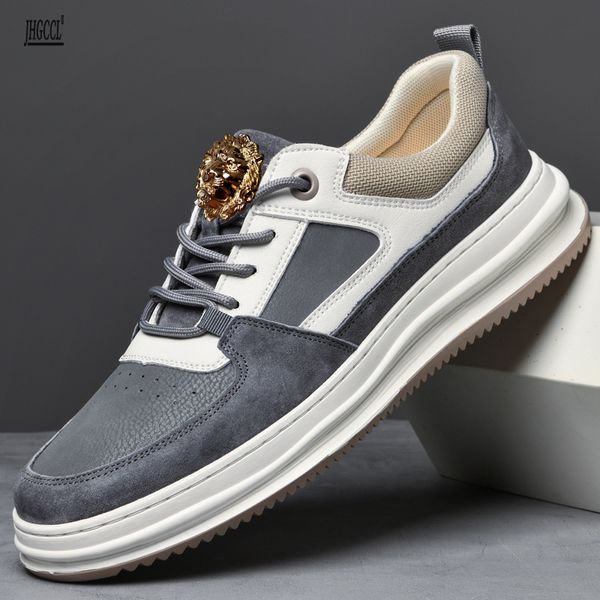 Zapatos de vestir para Hombre con grafiti de diseñador de Hip Hop europeo, Zapatillas Punk de lujo, mocasines con plataforma de fondo grueso, Zapatillas para Hombre A13