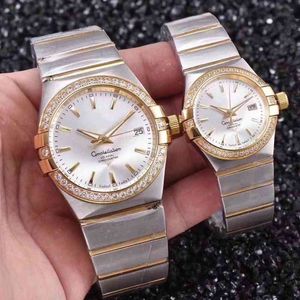 European Milan Double Eagle Constellation Series Watch Female Steel Band Mechanical Couple Move JKFL