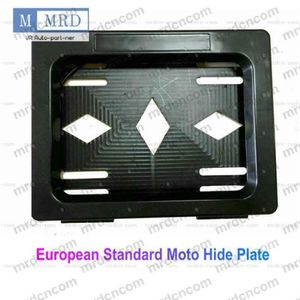 European Moto Stealth Protect de matrícula de matrícula de la placa de ocultación de la motocicleta Control remoto2844241265Y