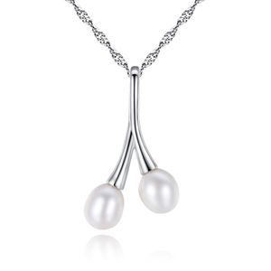 Collier pendant de perle bijoux bijoux européen femmes S925 Silver Designer Collier Collier torsadé Chaîne Chaîne Femmes de mariage Party Saint Valentin Géométrie SPC