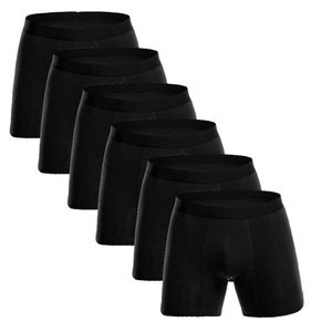 Taille européenne Plus Taille Coton Sous-vêtements pour hommes Boxer Shorts Jambe longue Confort Hommes Sous-vêtements Homme Hombre Boxer Marca S M L XL XXL Y200207h