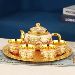 European Style Kung Fu Tea Set Home Master Cup Maker Pot Gift geeft Chinees koud water droog brouwen 240411