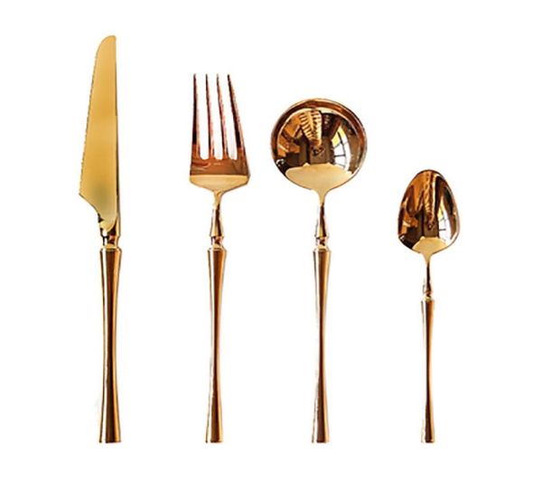 Set de cubiertos de pulido de espejo de estilo europeo Diseño de moda de acero inoxidable Conjunto de tres tipos de cuchillo que se puede elegir en color S5976919