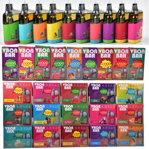 Almacén europeo VBON BAR 12000 puffs kits de dispositivos Vape desechables cigarrillo electrónico 850mah batería vaporizador precargado 30 sabores Vape recargable