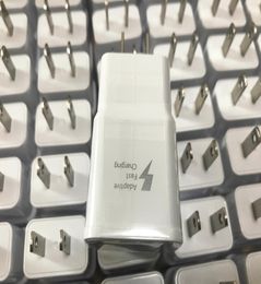 EUUS Fast Charger USB Home Wall Adapter para Galaxy S6 S7 Edge S8 S8 Plus sin paquete4000562