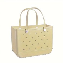 Eva Beach Bag Designer Bogg Bag Organizer PVC Schouder Strand Basket Bassen TOTE Plastic Cross Body Clutch Barm Lage Travel Bags Large Cap 6792