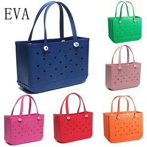 Eva Beach Sac grand sac à main Nouveau sac d'épaule de mode européen et américain Sac de rangement de trous de grande capacité