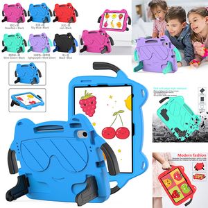 Estuches para niños de espuma EVA Mango Soporte Cubierta protectora a prueba de golpes para iPad 10th 10.9 Pro Air 11 10.2 10.5 Samsung Tab A7 Lite T220 A8 10.5 X200 T290 T500 T720 T860