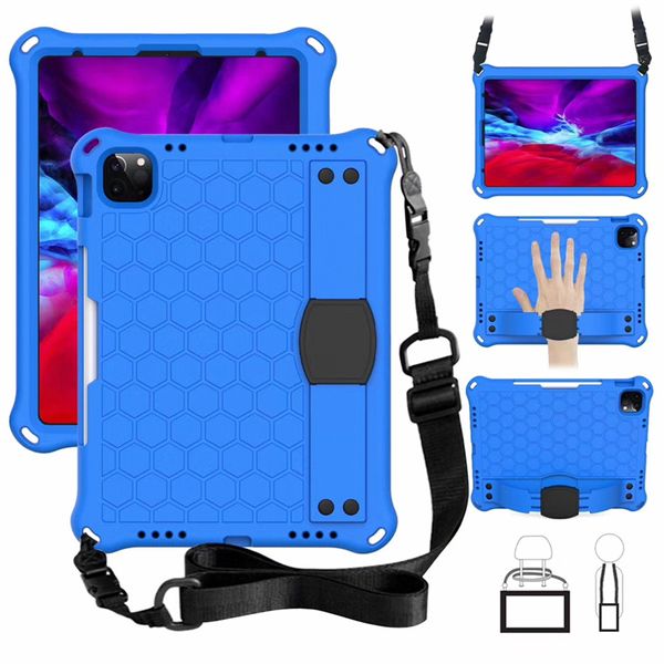 Coque EVA Kids avec poignée Support de béquille pour IPAD mini 4 5 9.7 10.2 11 Samsung Galaxy Tab A 8.0 T290 T307 T510 HUAWEI M5 T3 9.6 Tablette AMAZON HD8 Housse antichoc