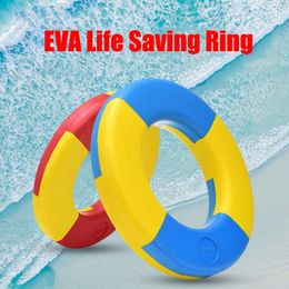 Eva Life Saving Ring Buoy Enfants adultes épaississant Solid Lifebuoy Water Beach Salvagente accessoires de natation professionnels 240403