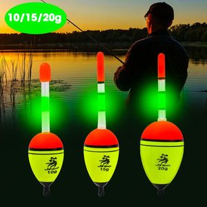 Eva Luminous Fishing Night Float Light Stick Foam Plastic Bobber Sea Rock Rock Strik Floats Accessoires 101520G 240430