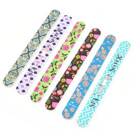 Eva Nail File Buffer Sanding Wasbare Manicure Tool Nail Art Polish Sandpaper Strip Bar Polijsten