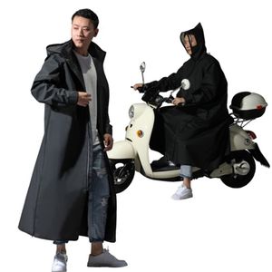 Eva Raincoat dames hommes Zip Hooded Poncho Motorcycle Bike Raincoat Long Style Raincoat 201015 192T