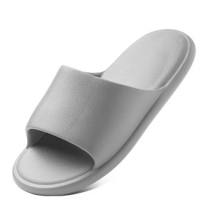 EVA-pantoffels voor huishoudelijk gebruik antislip stinkend zacht Heren dames koppels badkamers binnen koele pantoffels huisschoenen grijs