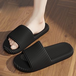 EVA-slippers voor heren dames zomer antislip plastic hotels badkamers pantoffel huishoudens sandalen zwart