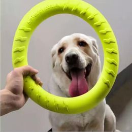 Juego de anillos de pelota de entrenamiento divertido para cachorros de EVA para morder dientes, juguetes para masticar, 2684