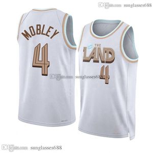 Camiseta de baloncesto Evan Mobley Camisetas de la ciudad de la temporada 2022-23 de Clevelands Cavalier