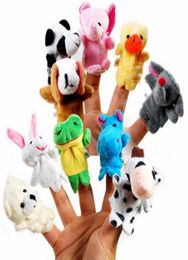 Même mini doigt d'animal bébé en peluche marionnettes à doigt accessoires parlants 10 groupe d'animaux en peluche plus animaux en peluche jouets Gi8784187