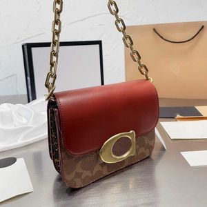 Avondtas 10a klassieke luxe ontwerper schoudertas kettingtas stofzak modemerk portemonnee vintage dames bruin lederen handtassen