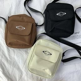 Avondtasje Canvas Schoudertas Kleine Koreaanse Mode Katoenen Doek Messenger Crossbody voor Portemonnee Telefoon Vrouwelijke Handtassen 231026