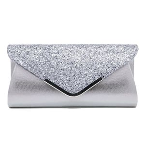 Sac de soirée pochette femme cristal jour mariage sac à main fête Banquet noir or argent embrayages paillettes épaule 231017