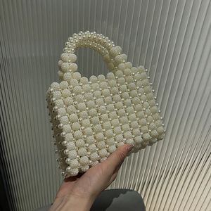 Sac de soirée Portable perle sacs de perles faits à la main pochette portefeuille sacs à main magiques dames mariage sac à main de mariée sac à main de fête 231017