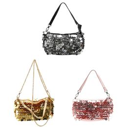 Bolso de noche Bolsos de lentejuelas Bolsos con asa superior Carteras con cadena para vacaciones Playa Cóctel Compras Nupcial 231219