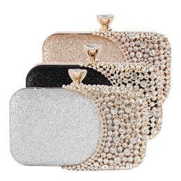 Sac de soirée pochette pour femmes sac magnifique perle cristal perles de mariée sacs de fête de mariage sacs à main à bandoulière Purse322F