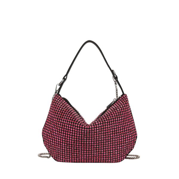 Bolso de noche bolso para mujeres nicho súper agua diamante bright Instagram de moda en la parte superior del hombro de la parte superior del hombro